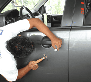 PDR technicians car dent fix near me